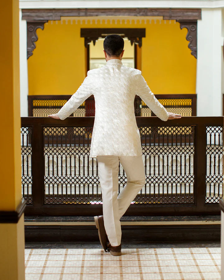 Faiza Saqlain Safet Prince Coat Suit