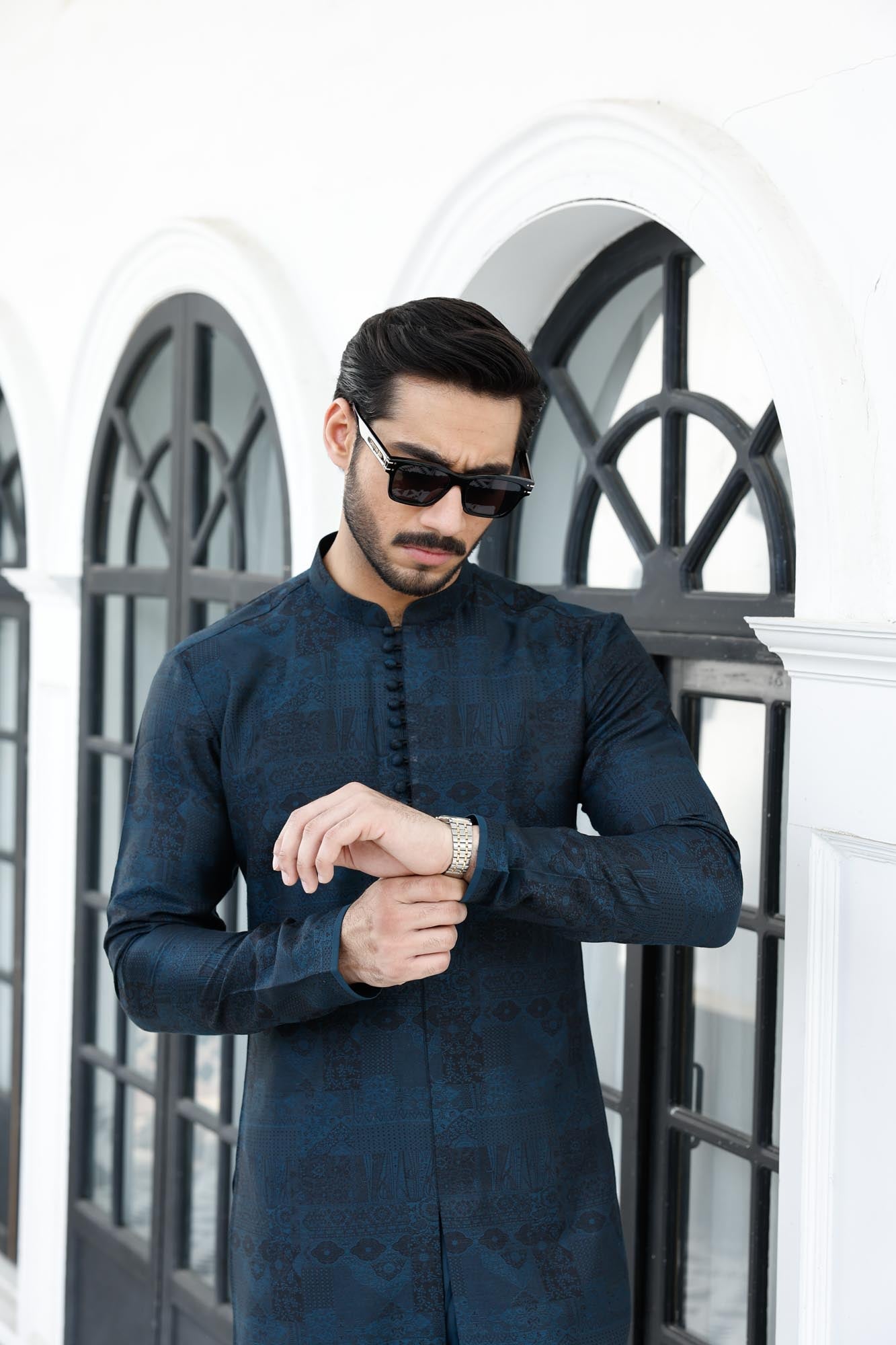 Teal Green Xartaj Kurta Pyjama