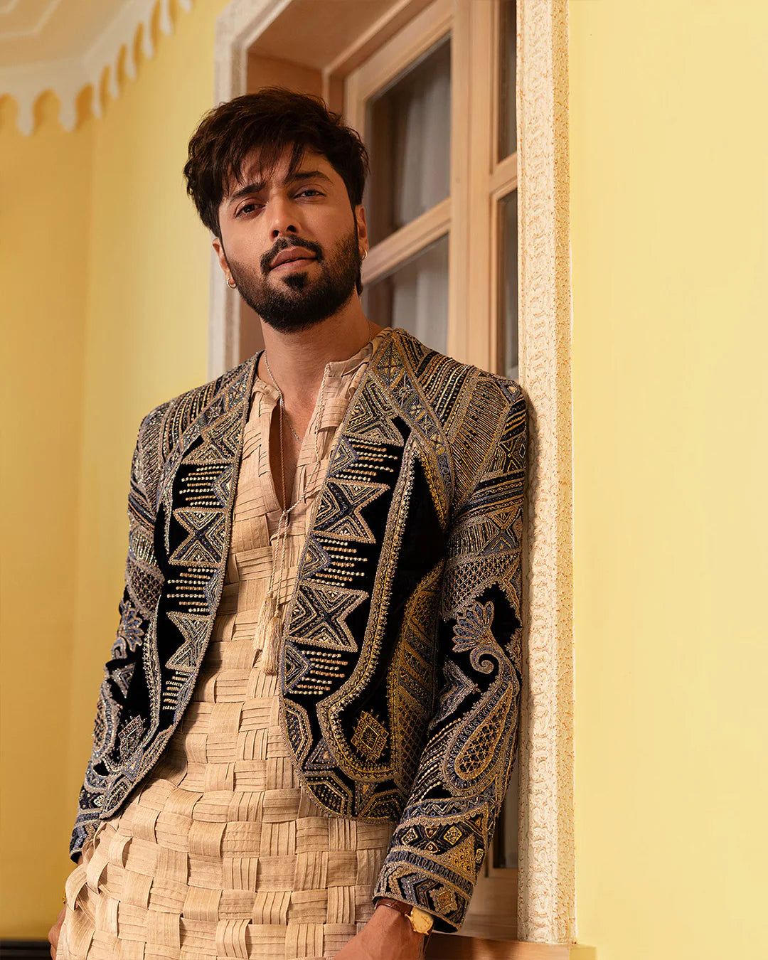 Faiza Saqlain Rasik Prince Coat Suit