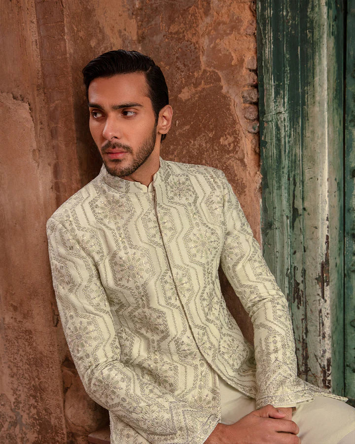 Faiza Saqlain Candan Prince Coat Suit
