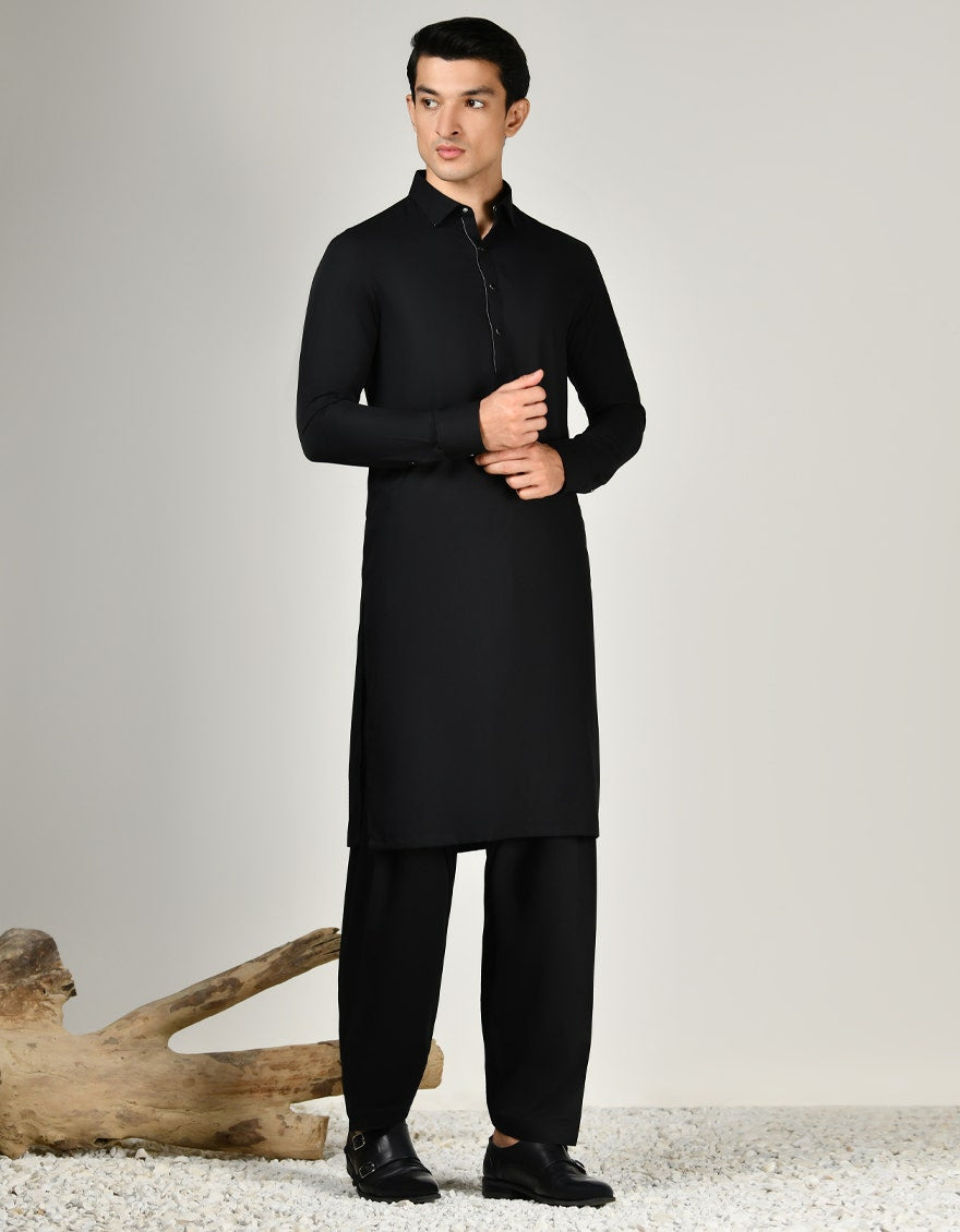 Black Premium Kameez Shalwar