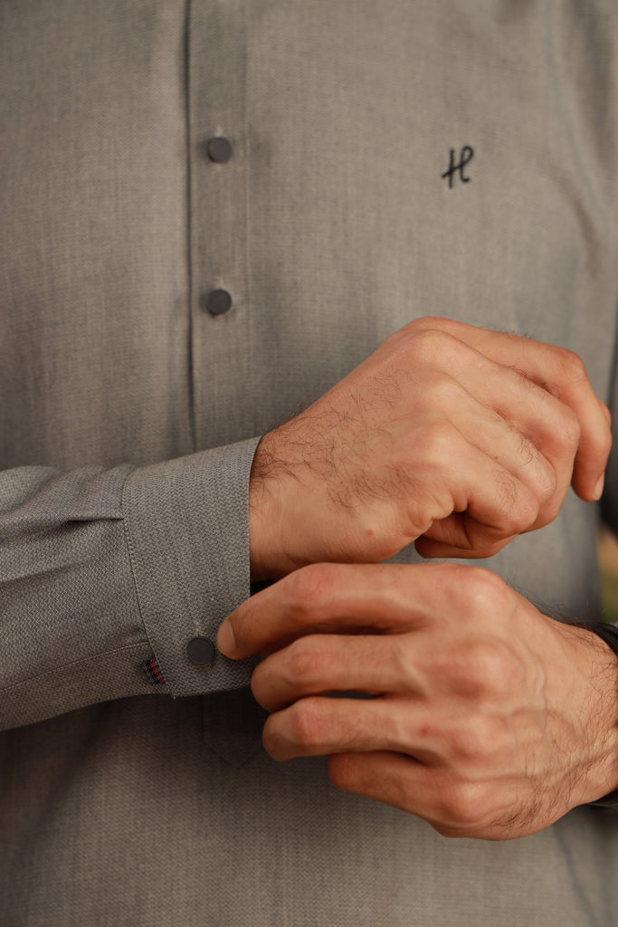 Light Grey Kurta Pyjama
