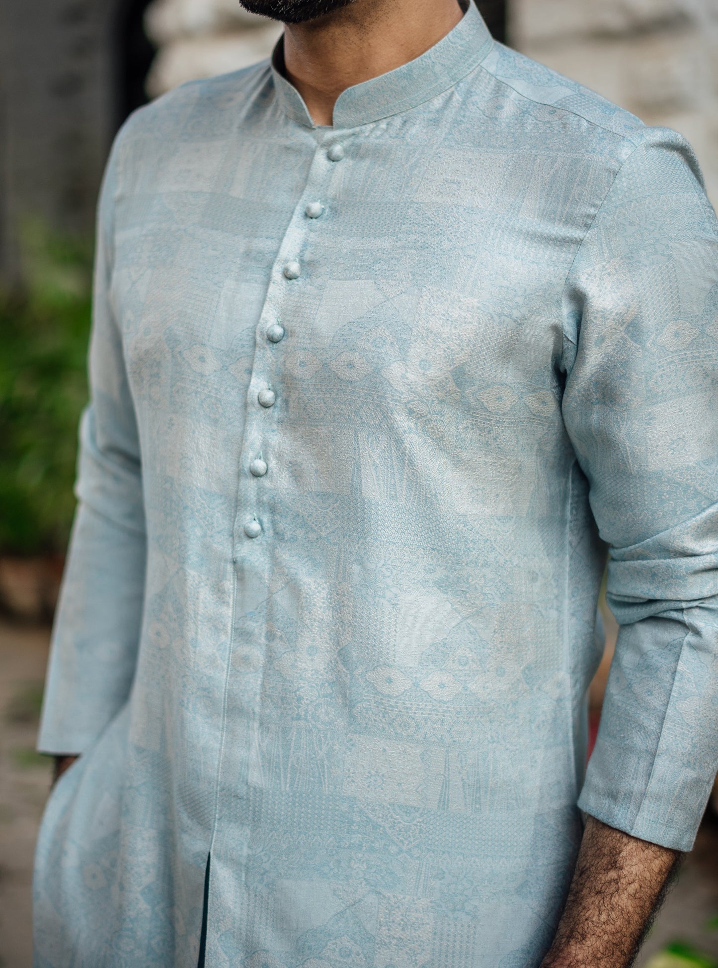 Mint Blue Xartaj Kurta Pyjama