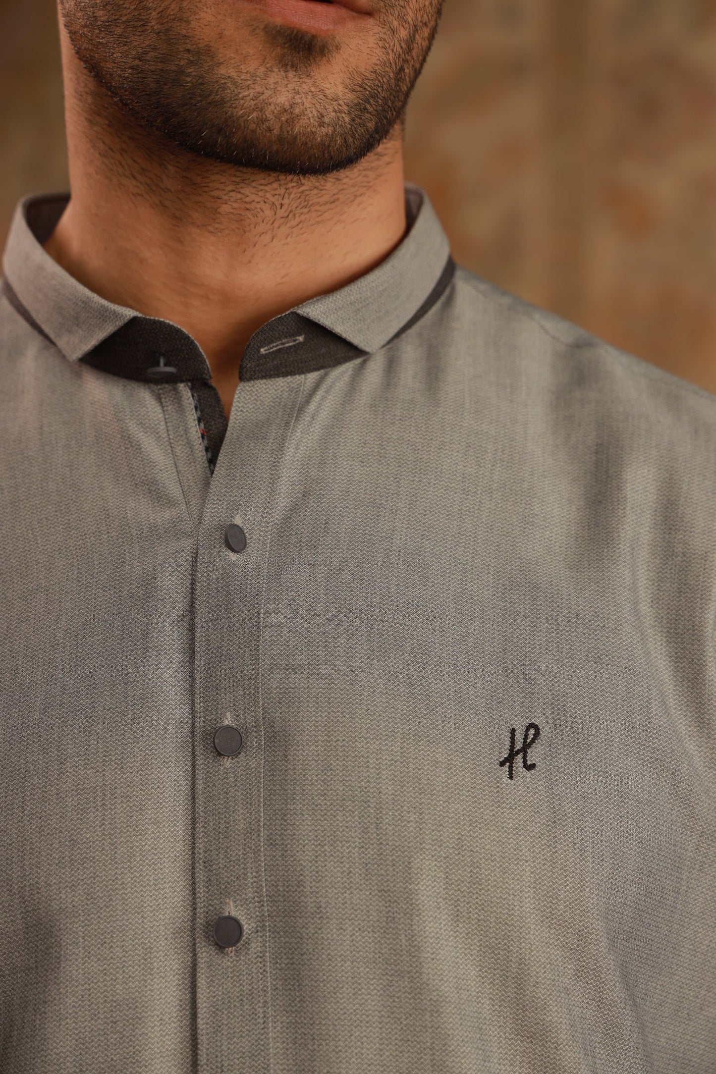 Light Grey Kurta Pyjama