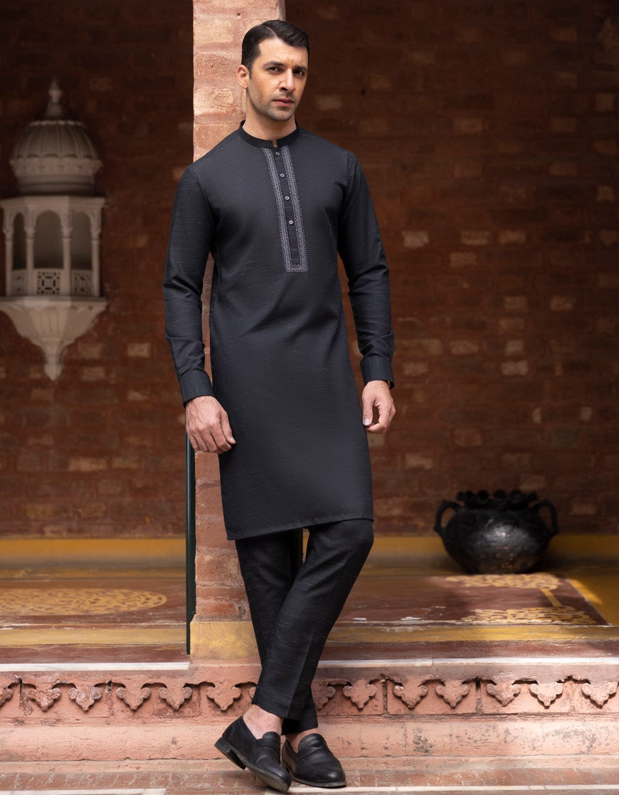 Black Kurta Pyjama