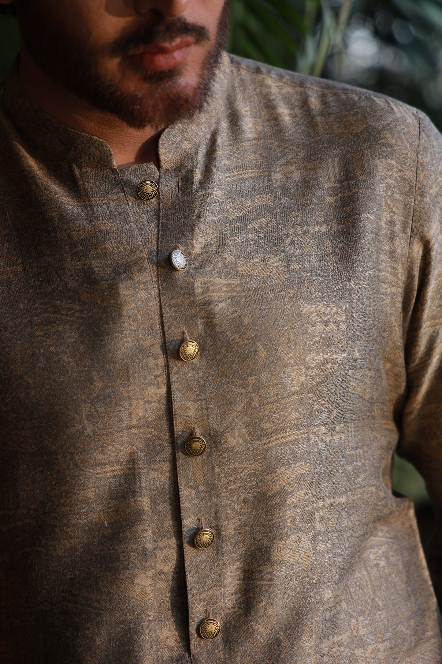 Gold Xartaj Kurta Pyjama