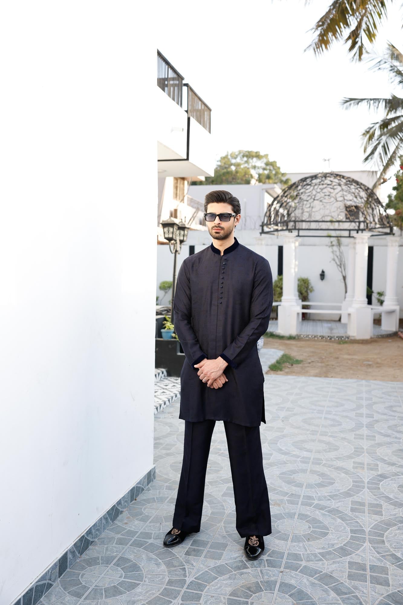 Navy Blue Xartaj Kurta Pyjama