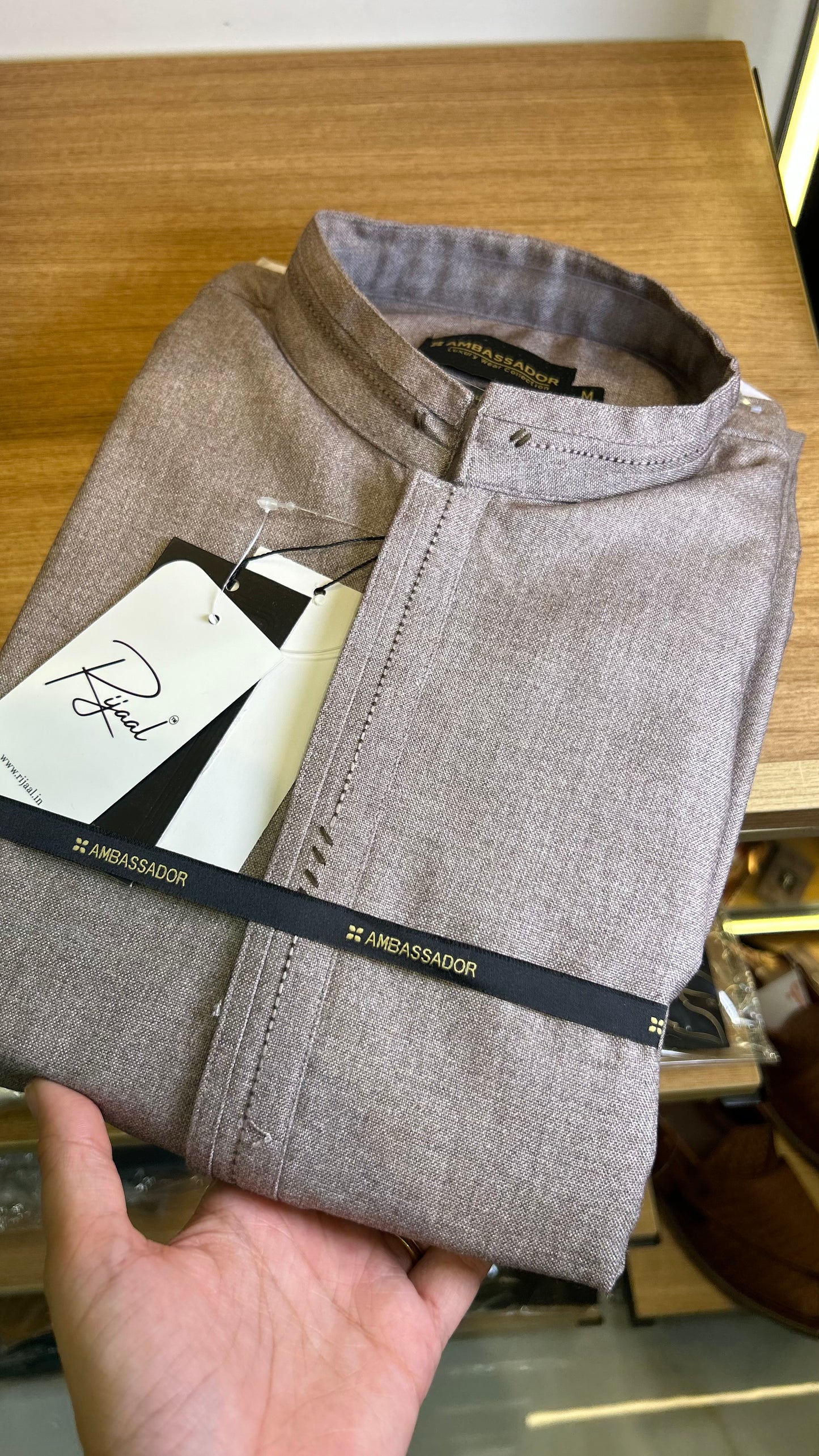 Brown Kameez Shalwar
