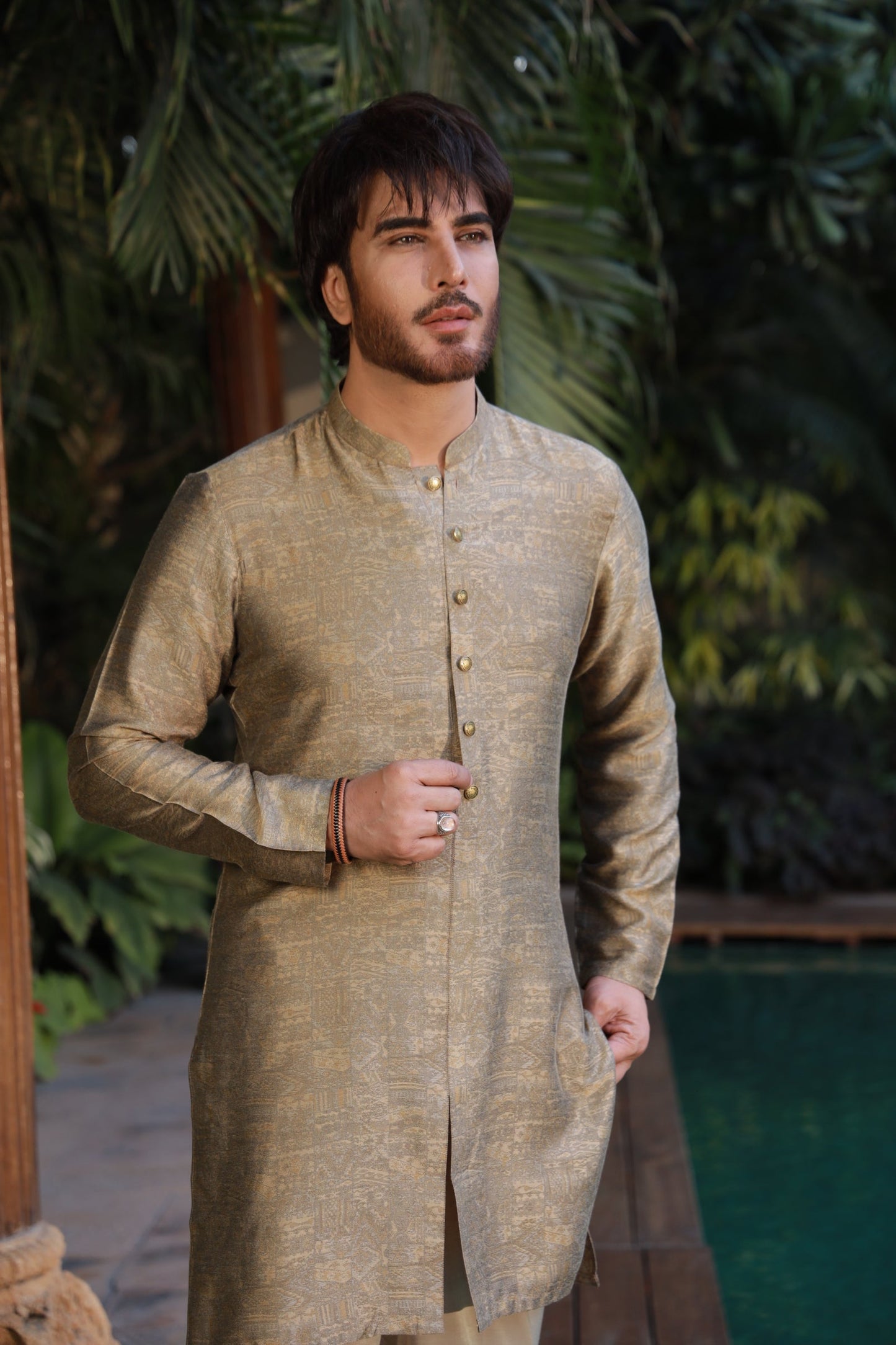 Gold Xartaj Kurta Pyjama