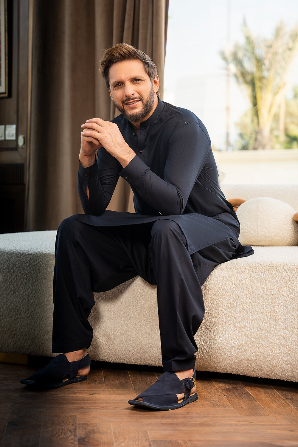 Dark Blue Limited Edition Kameez Shalwar