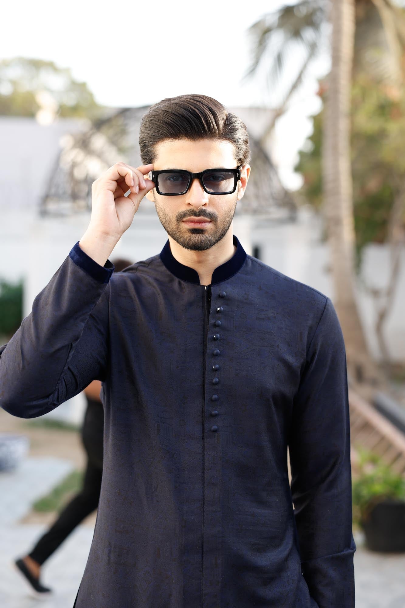 Navy Blue Xartaj Kurta Pyjama