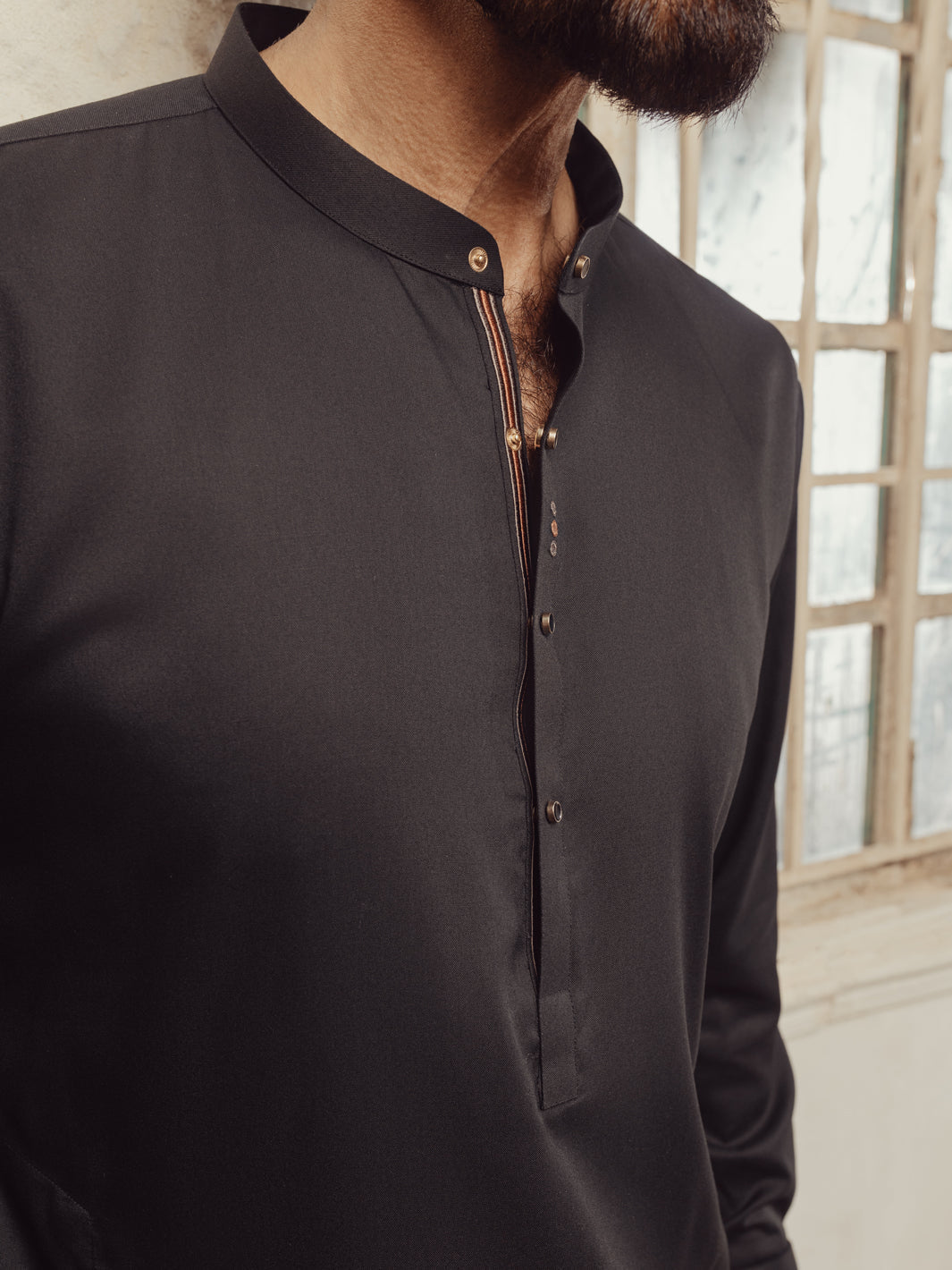 ETHOS Black Kameez Shalwar
