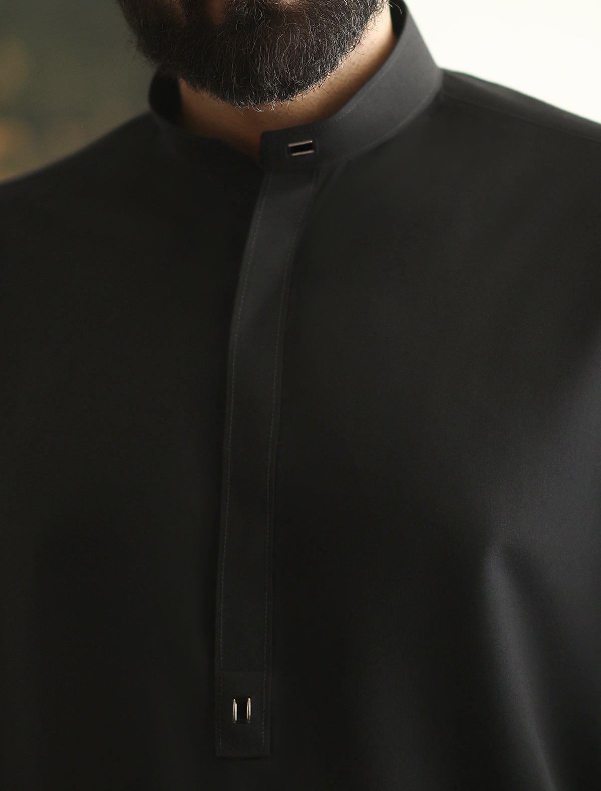 Midnight Black Kameez Shalwar (SHK2452)
