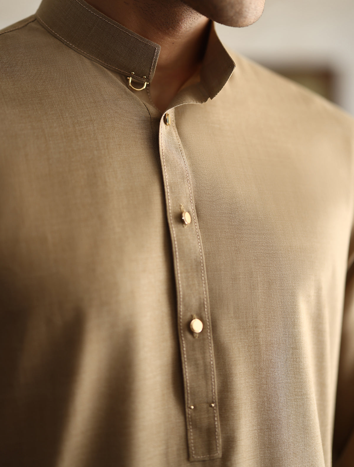 Premium Beige Kameez Shalwar (SHK2468)