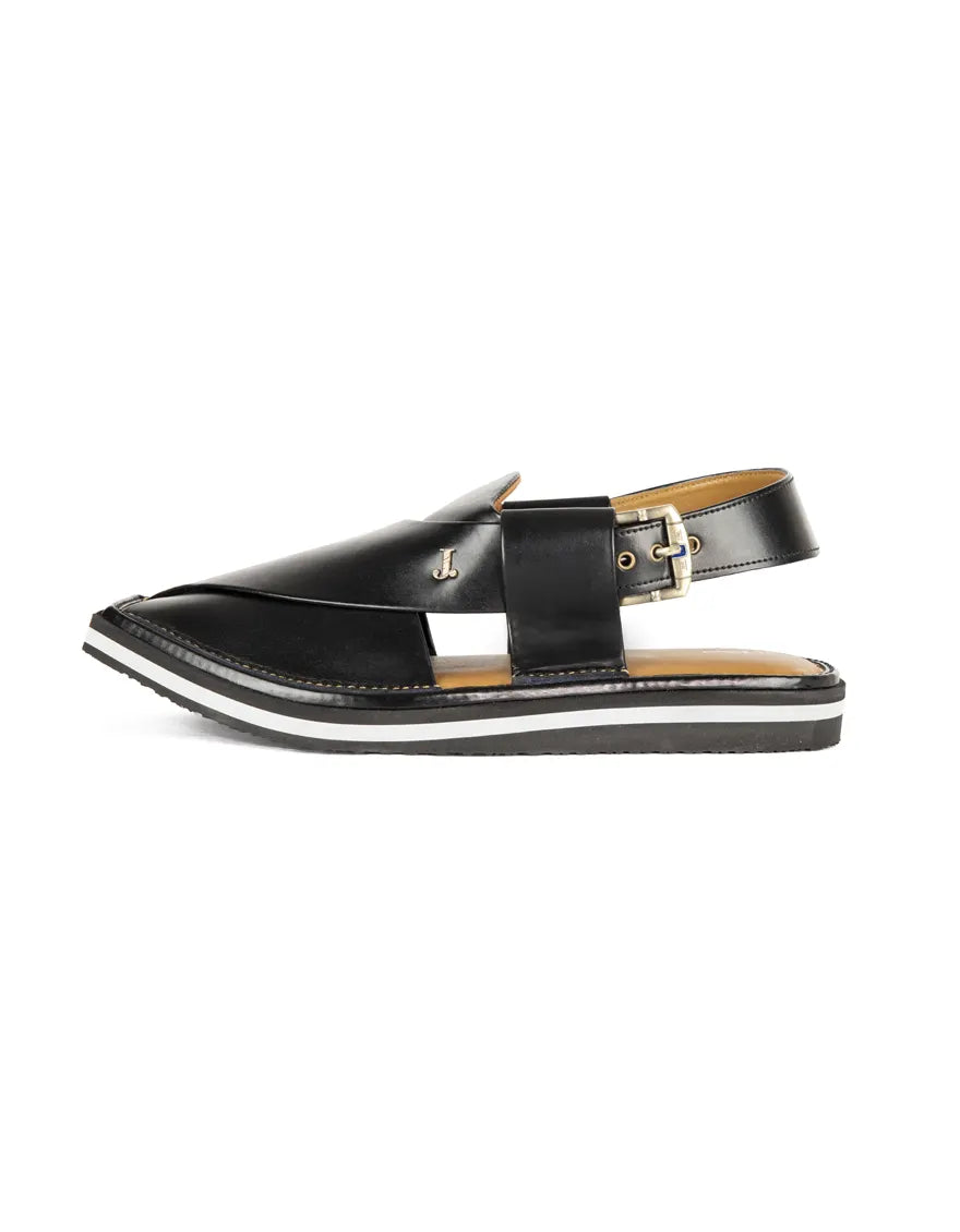 Black Peshawri Sandals