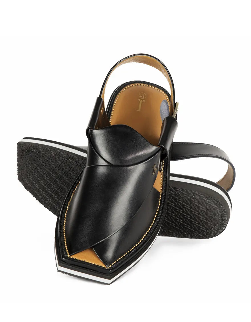 Black Peshawri Sandals