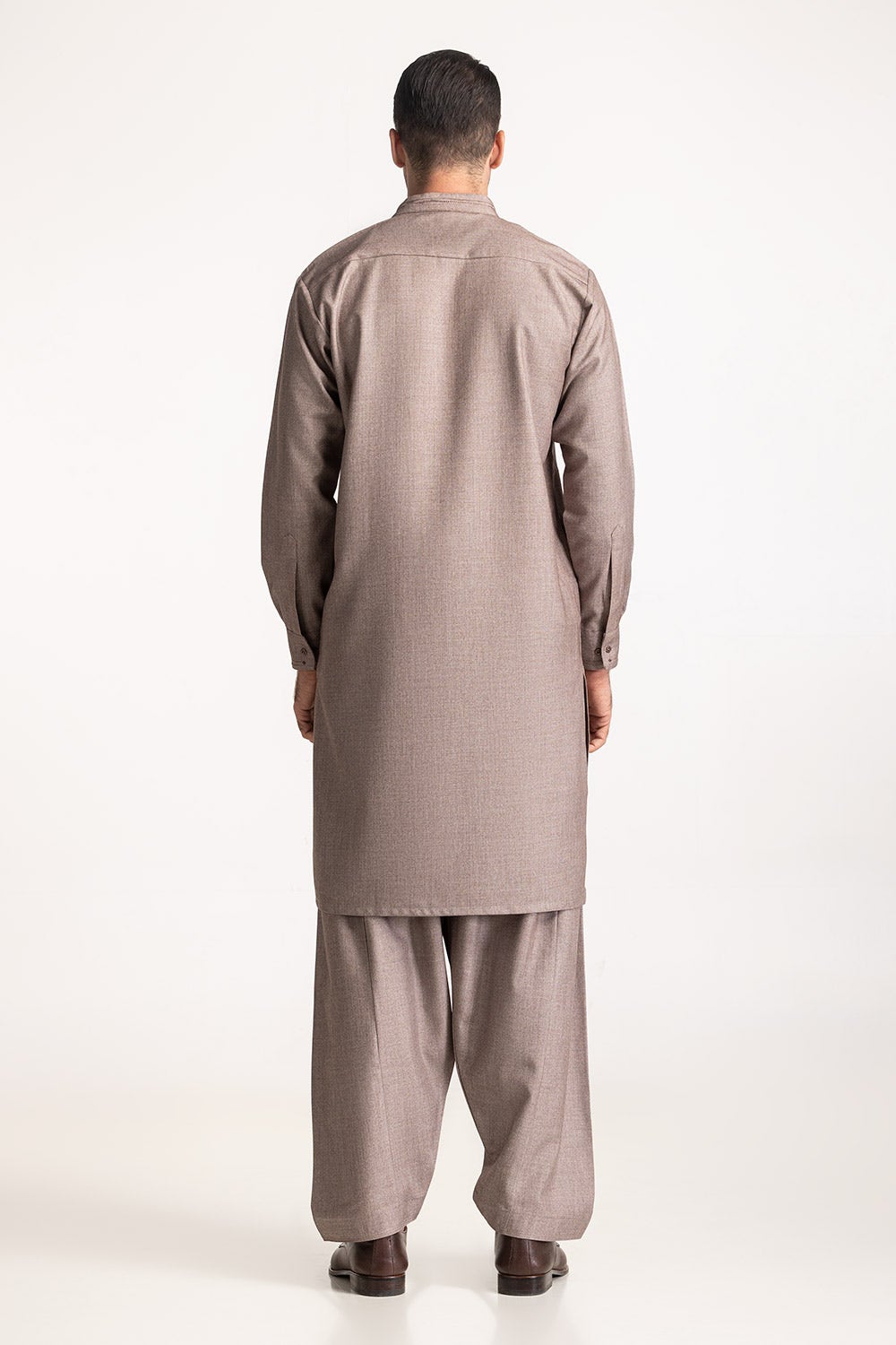 Brown Kameez Shalwar