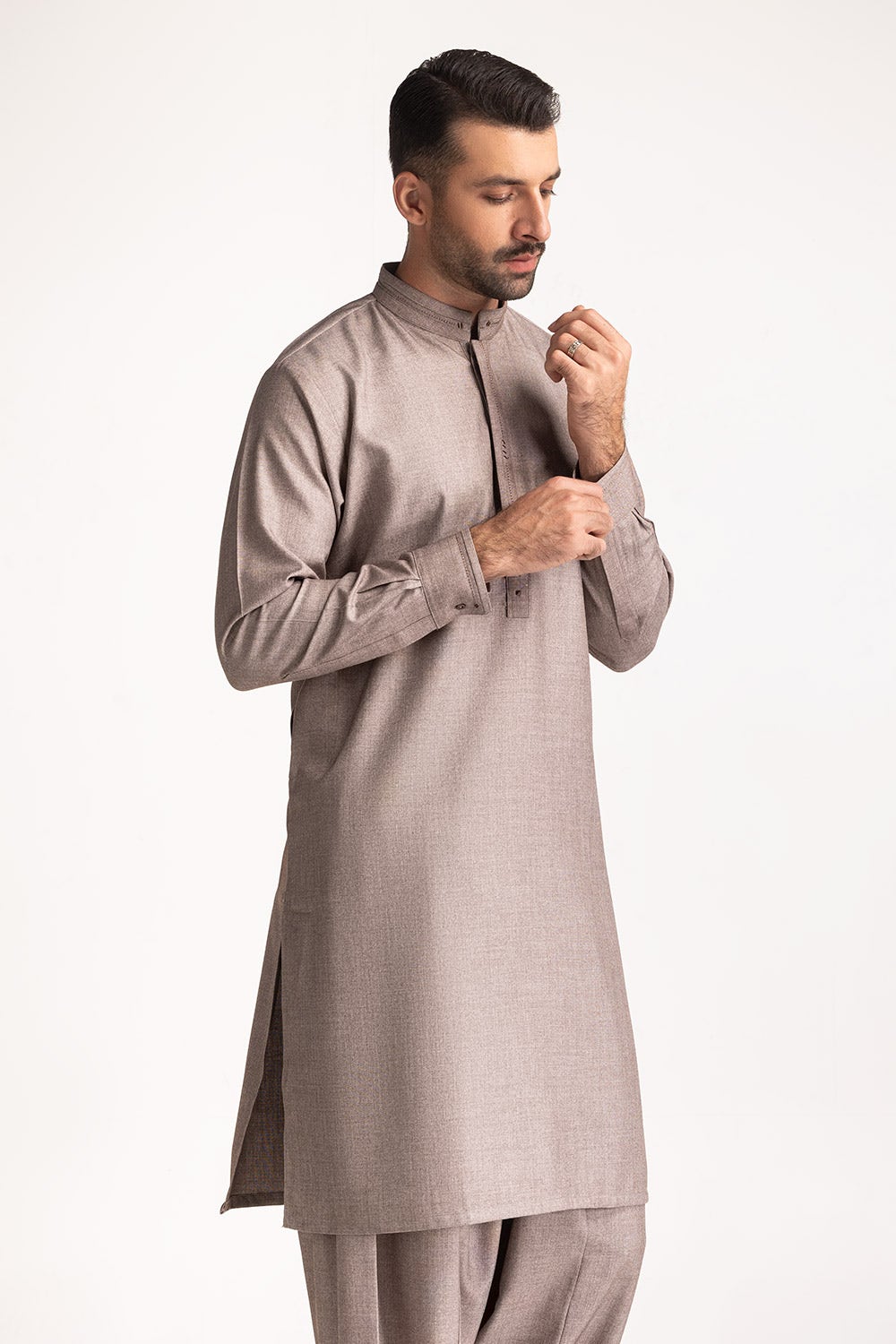 Brown Kameez Shalwar