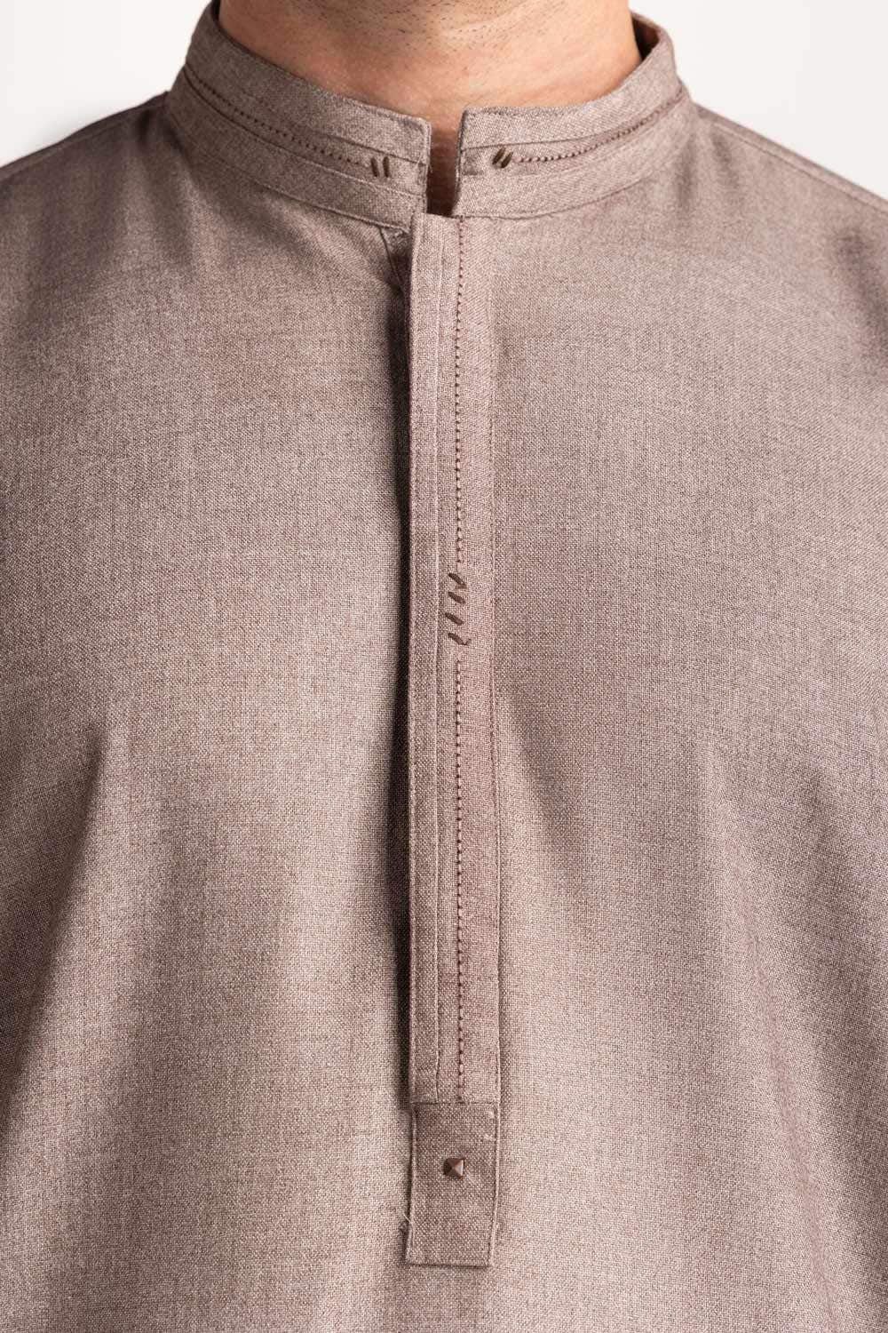 Brown Kameez Shalwar