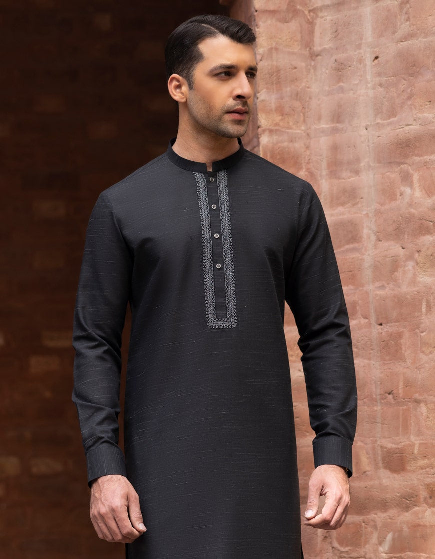 Black Kurta Pyjama