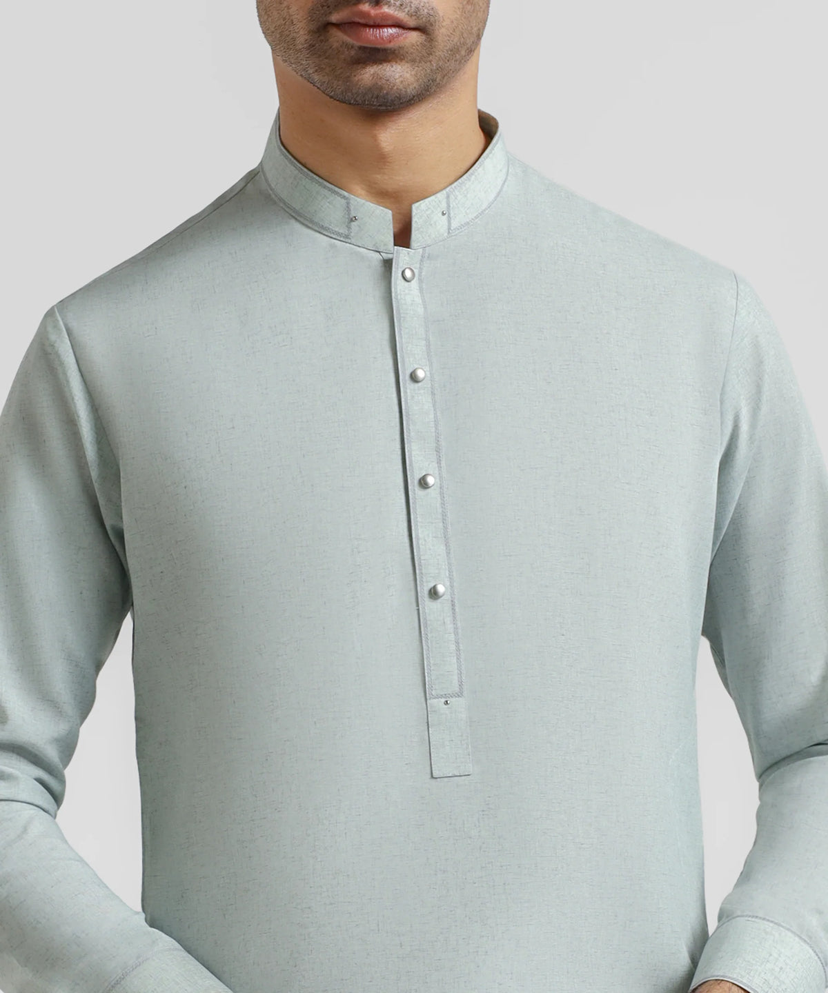 Light Green Premium Blended Kurta Trouser