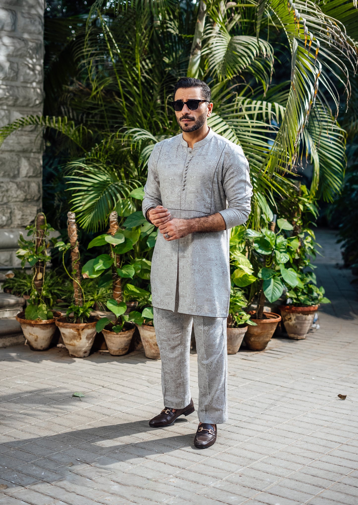 Grey Xartaj Kurta Pyjama