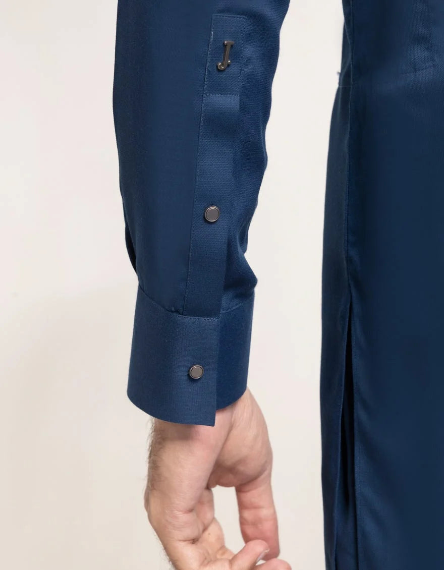 Dark Blue Premium Embroidered Kameez Shalwar