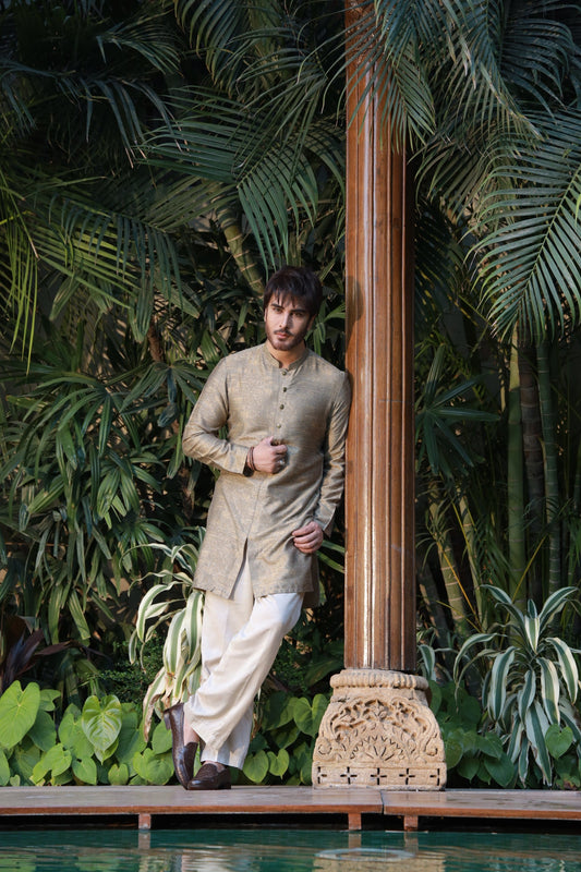Gold Xartaj Kurta Pyjama