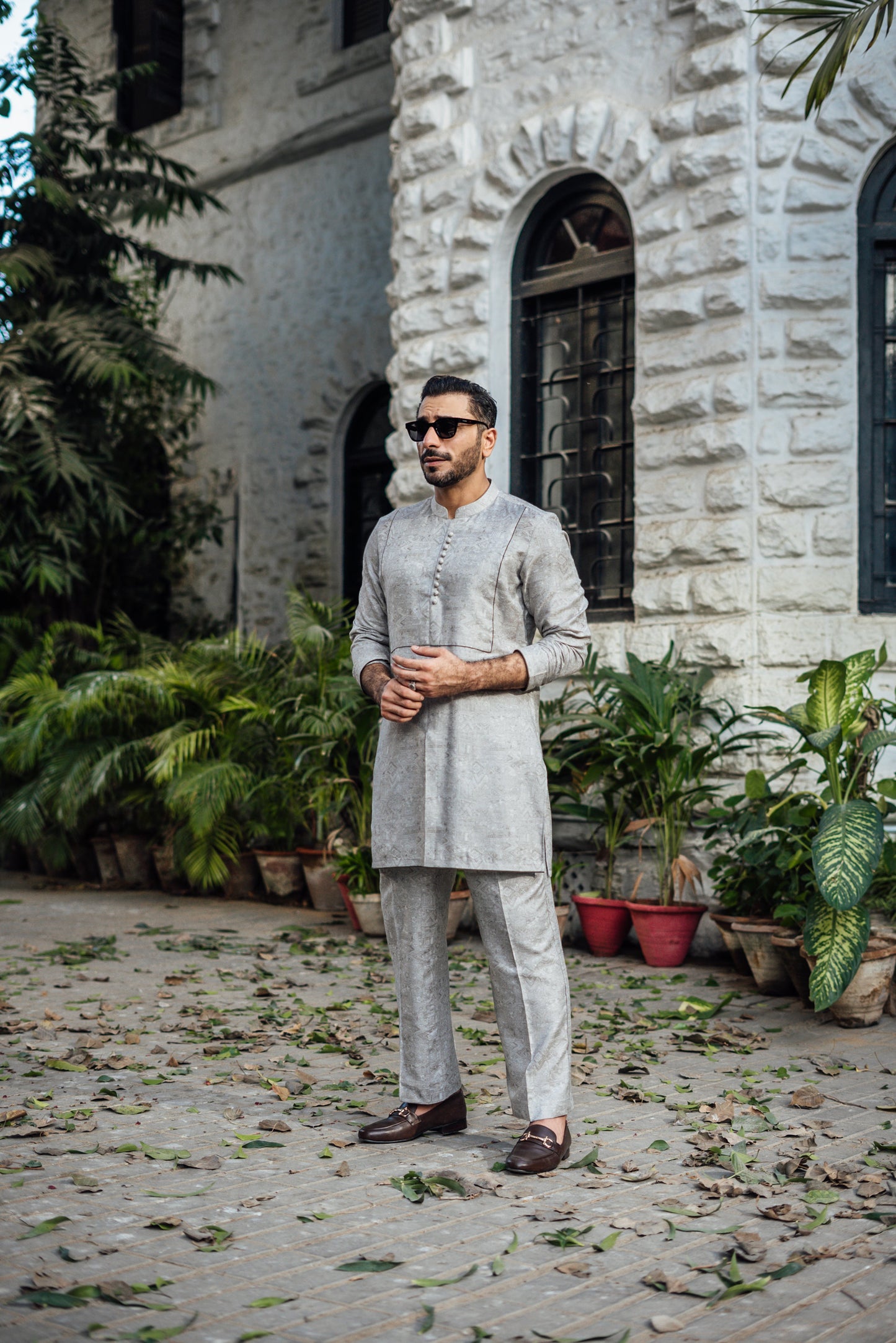 Grey Xartaj Kurta Pyjama