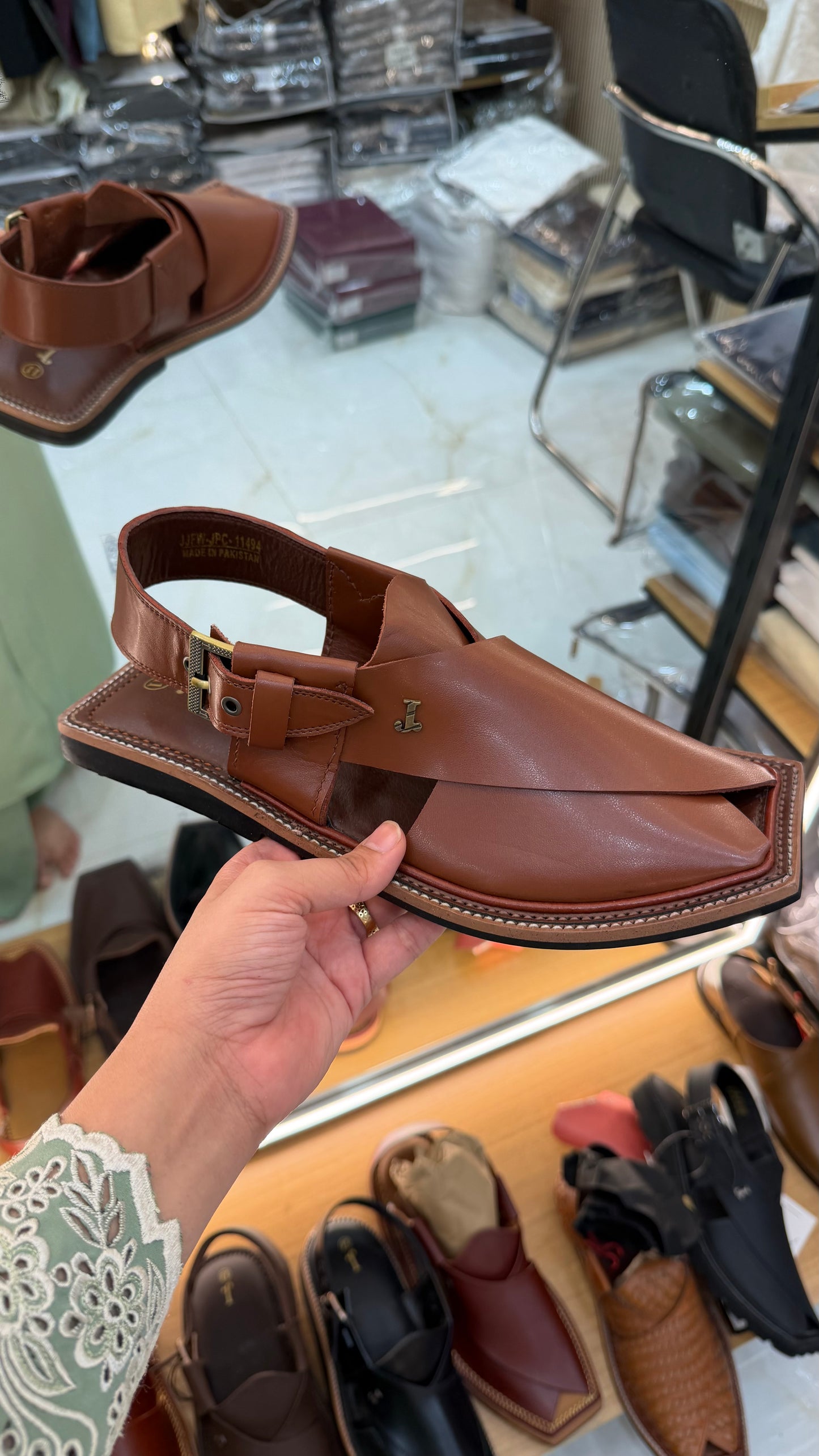 Brown Peshawri Sandals
