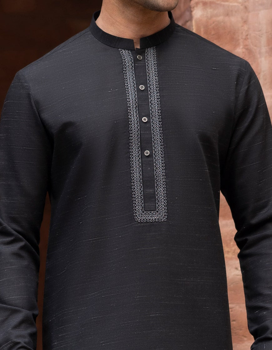 Black Kurta Pyjama