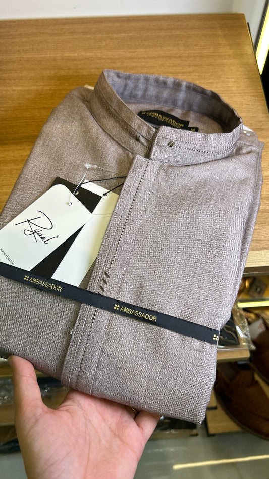 Brown Kameez Shalwar