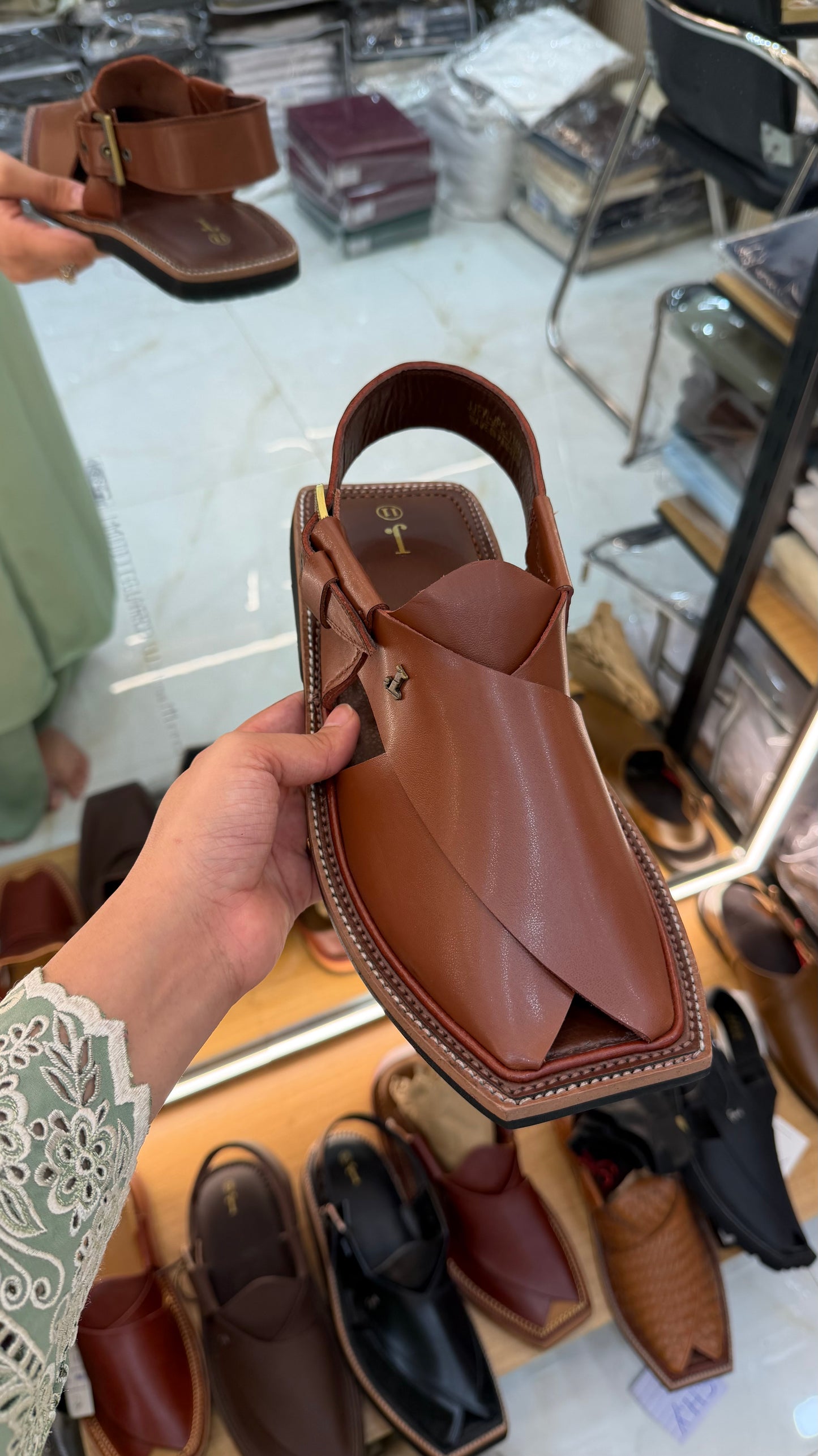 Brown Peshawri Sandals