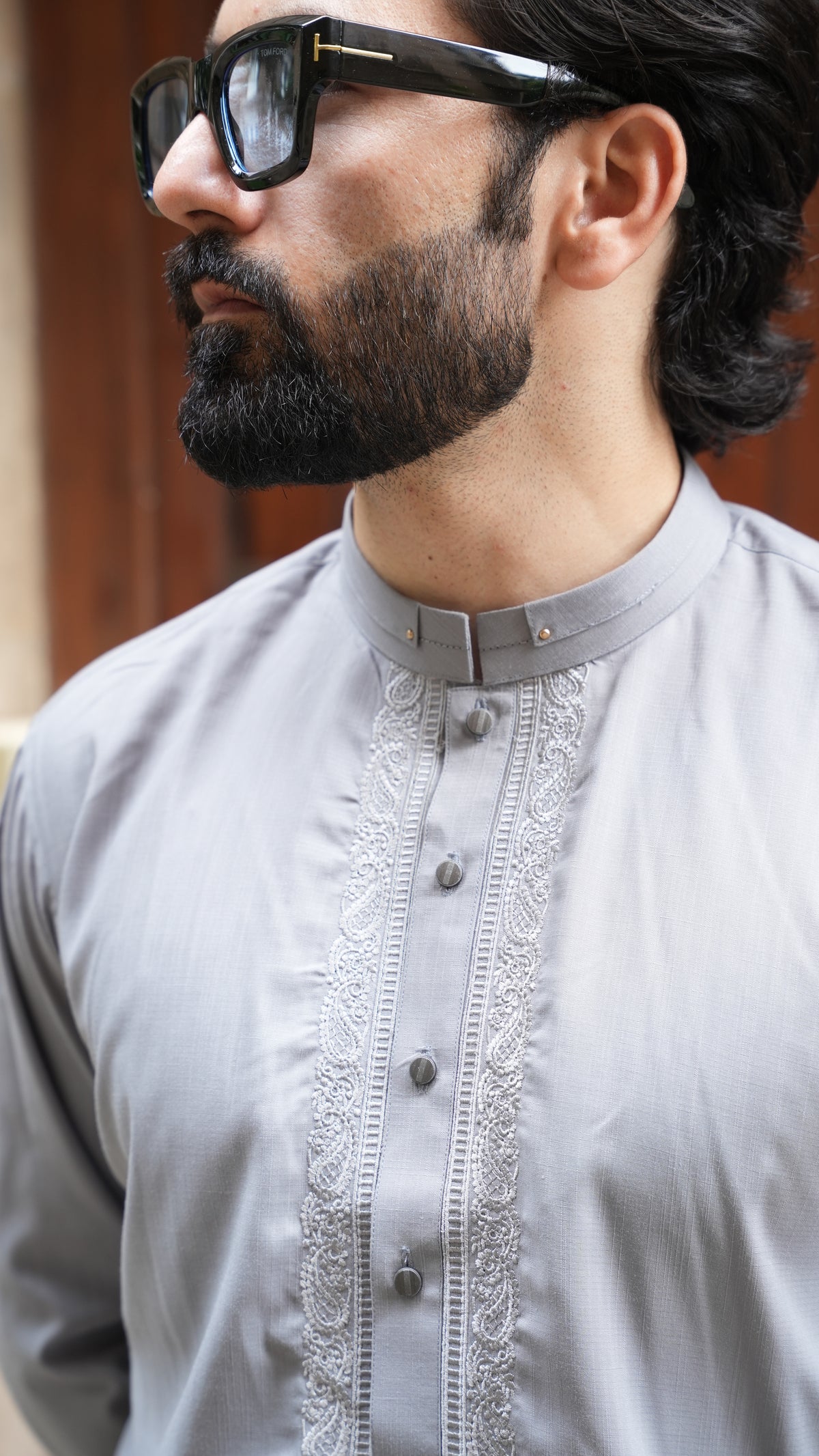 Platinum Luxury Embroidered Kurta Trouser