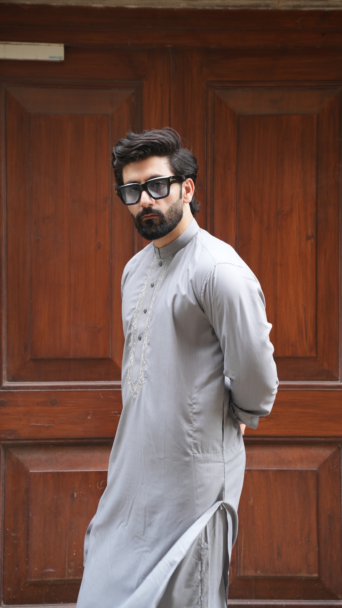Platinum Luxury Embroidered Kurta Trouser