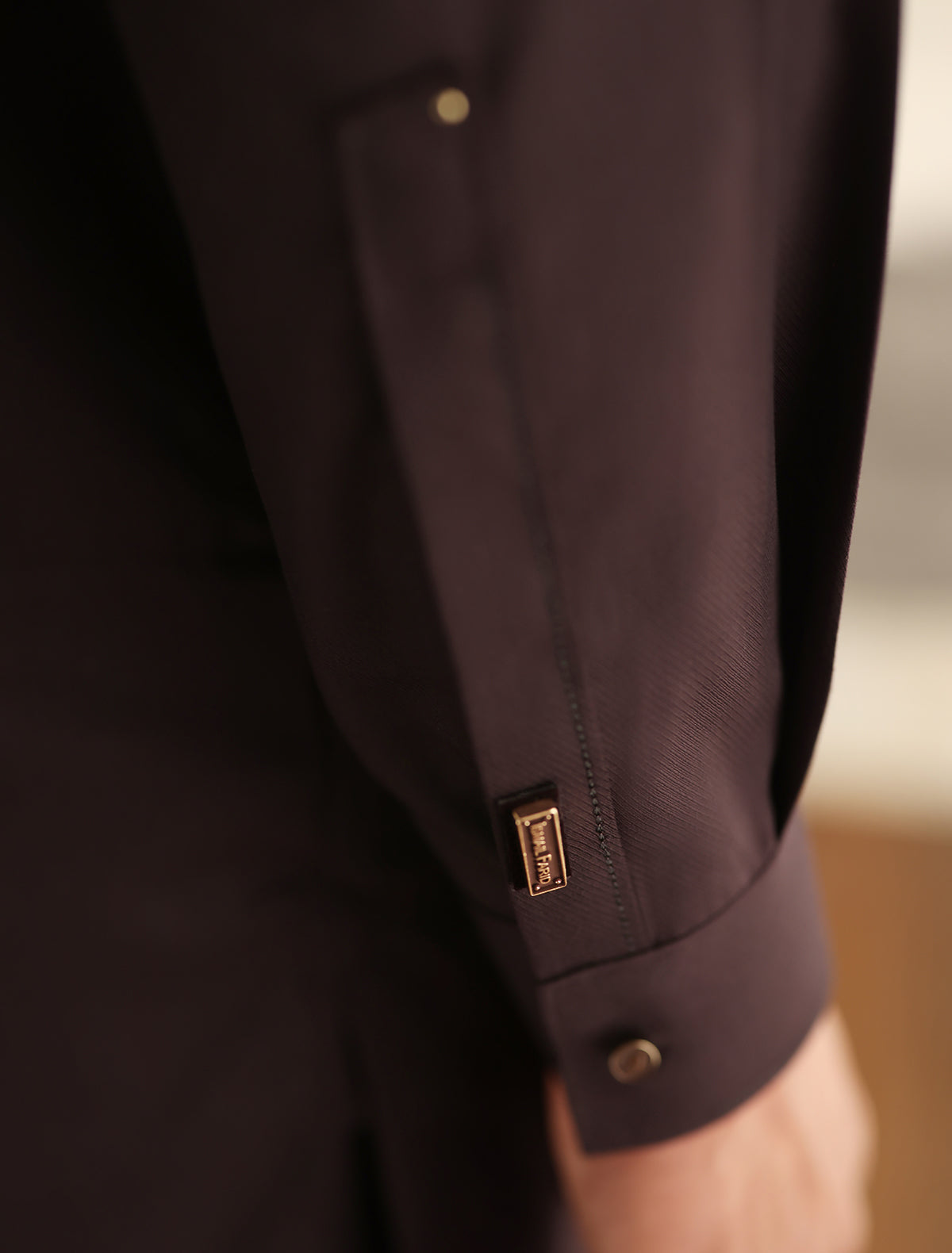 Burgundy Twill Kameez Shalwar (SHK2462)