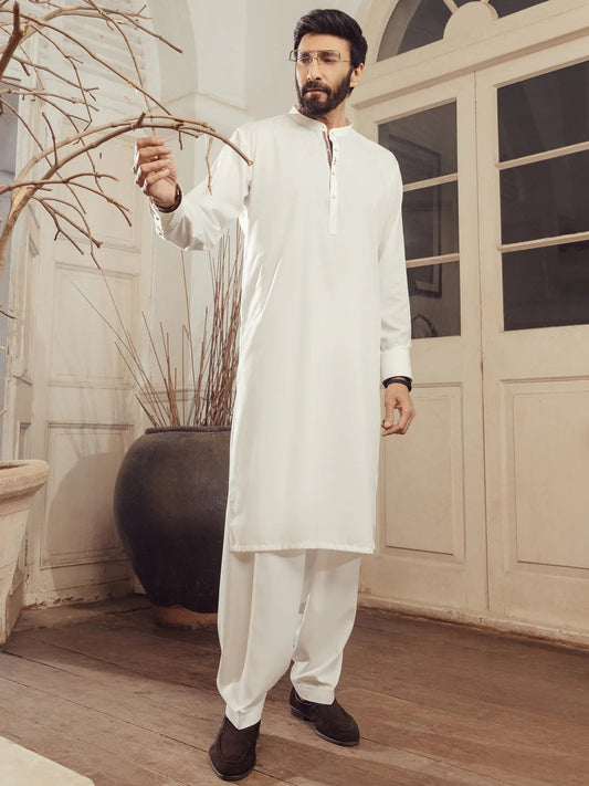 ETHOS White Kameez Shalwar