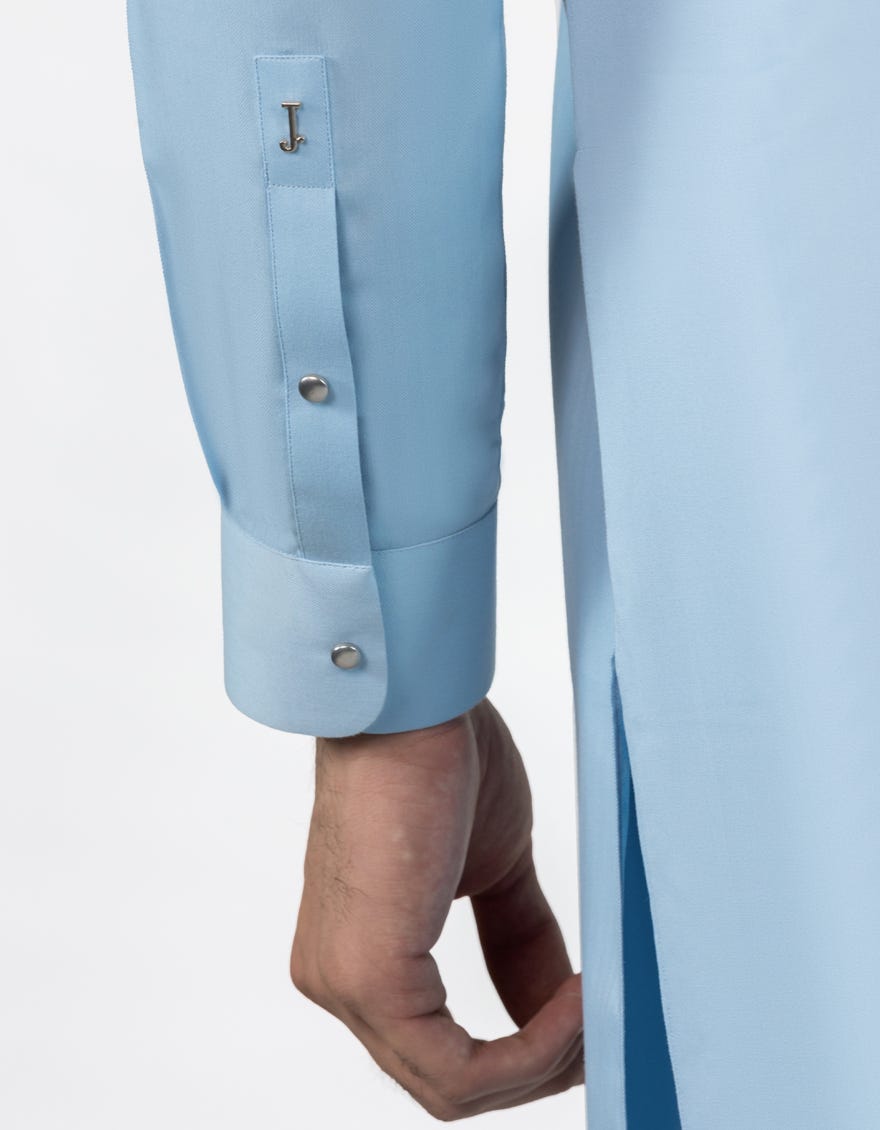 Sky Blue Premium Blended Kurta Trouser