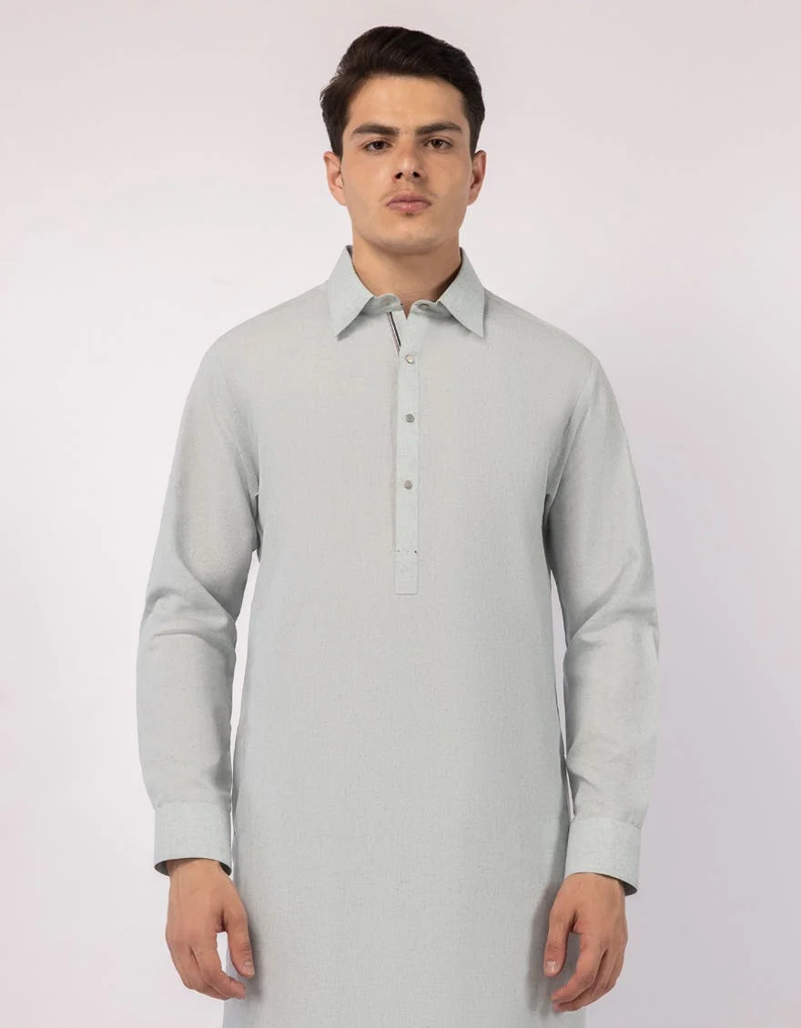 Light Mint Premium Blended Kameez Shalwar